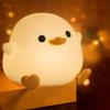 Cartoon LED Night Light Cute Duck Touch Sensor Silicone Lamp USB Rechargeable Sleep Night Lamp Children's Room Decor