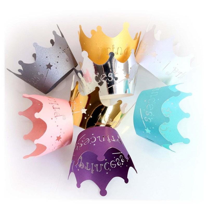 Вырезной чехол для кекса Праздничный декор Лазерная резка торта Кружевная бумага День рождения Принцесса Бумажный стаканчик