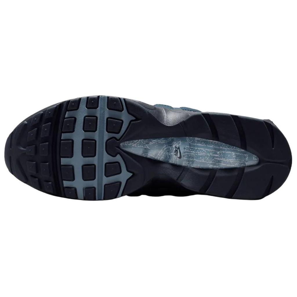 Nike Air Max 95 SE Big Bubble - Work Blue Мужские кроссовки Черный Мультиколор Белый IU2254-900