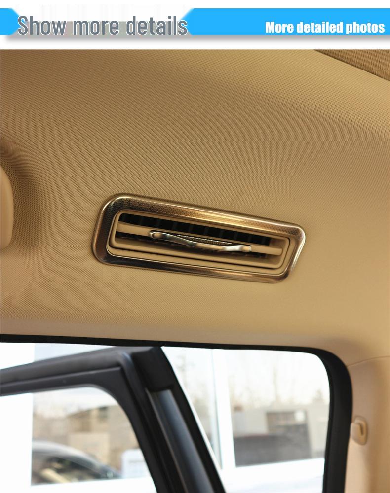 Декоративная рамка воздухозаборника AITO M7 Вентиляционное отверстие на крыше Нержавеющая сталь Модернизация