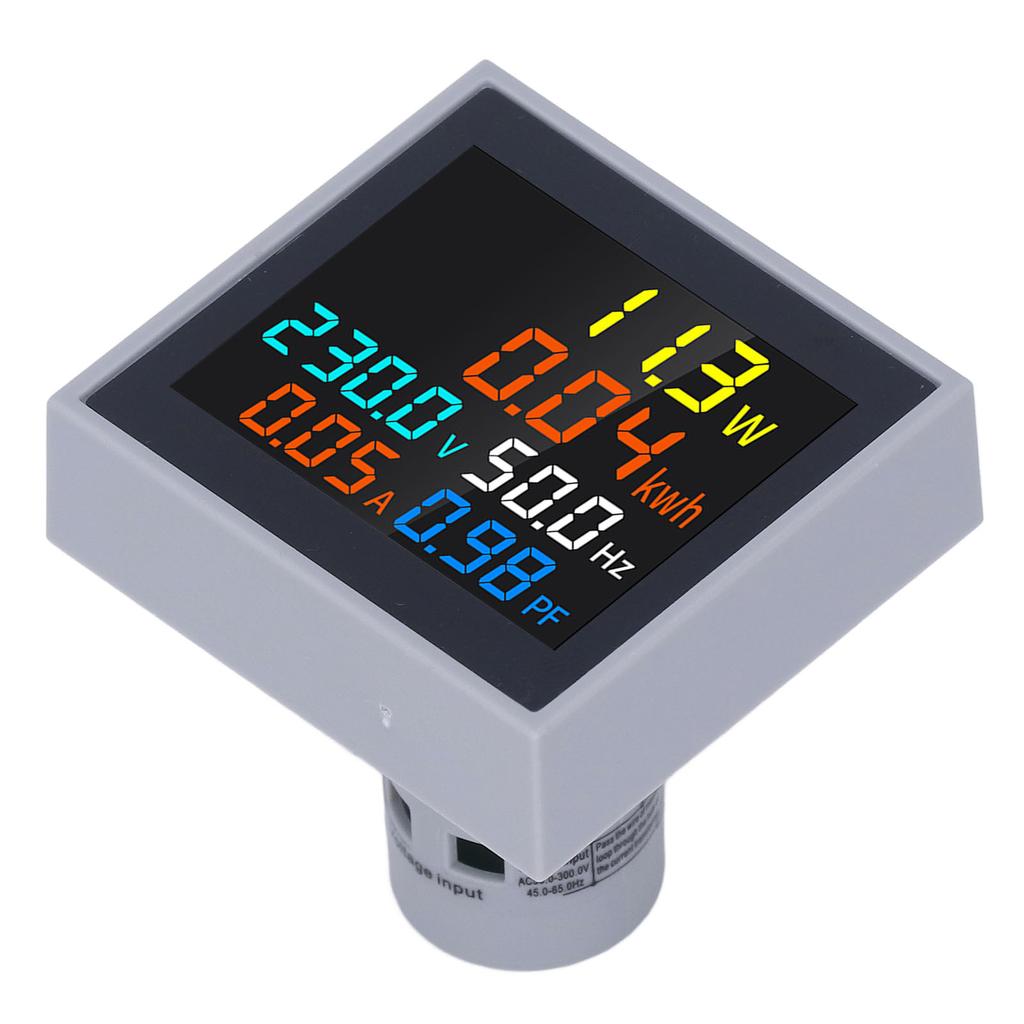 Многофункциональный цифровой измеритель 6 в 1 Монитор переменного тока, напряжения, мощности, частоты для дома SPM004