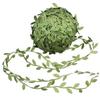 10M Artificial Leaf Vine Simulation Foliage Garden Wall Vines Rattan Home Decoration Decor Gree O8I2