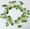 12 шт. 2,1 м искусственные растения лианы зеленые листья плющ лианы для дома свадебное украшение оптом DIY подвесной венок искусственные цветы