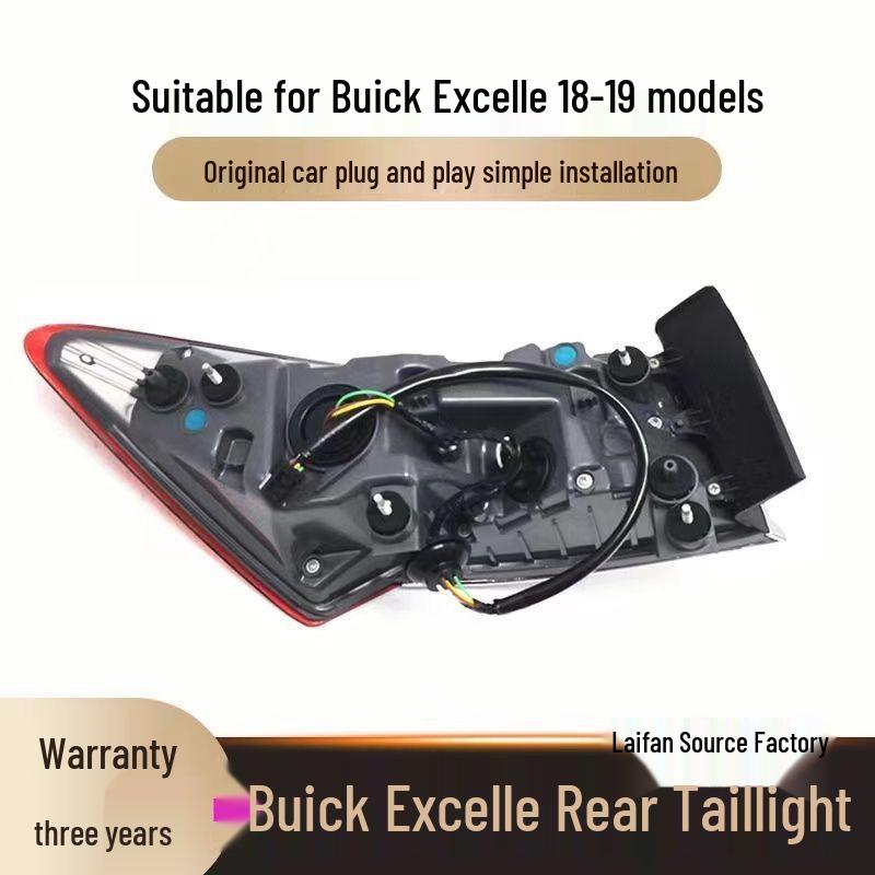 Rear Taillight Assembly & Reversing Light Cover for Buick Excelle GT (Models 18-21)