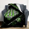 Monster Energy Flannel Blanket Throw Blanket Soft Warm Sofa Bed Camping Car Home Decor Unique Christmas Gift C9301123
