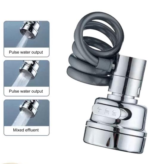 Удлинитель для смесителя для раковины с вращением на 360 градусов, фильтрующая трубка, кран для экономии воды, 3 режима, регулируемый смеситель, кухонные гаджеты, аксессуары