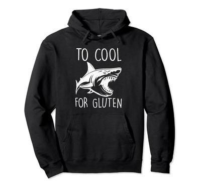 Gluten Too Cool для целиакии Безглютеновая антиглютеновая толстовка с капюшоном