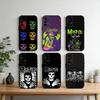 Крутой чехол для телефона с черепом Misfits Rock для Samsung S25, S24, S21, S22, S23, S30, Ultra, S20, Plus, Fe, Note, 10, 9, 5G Черный