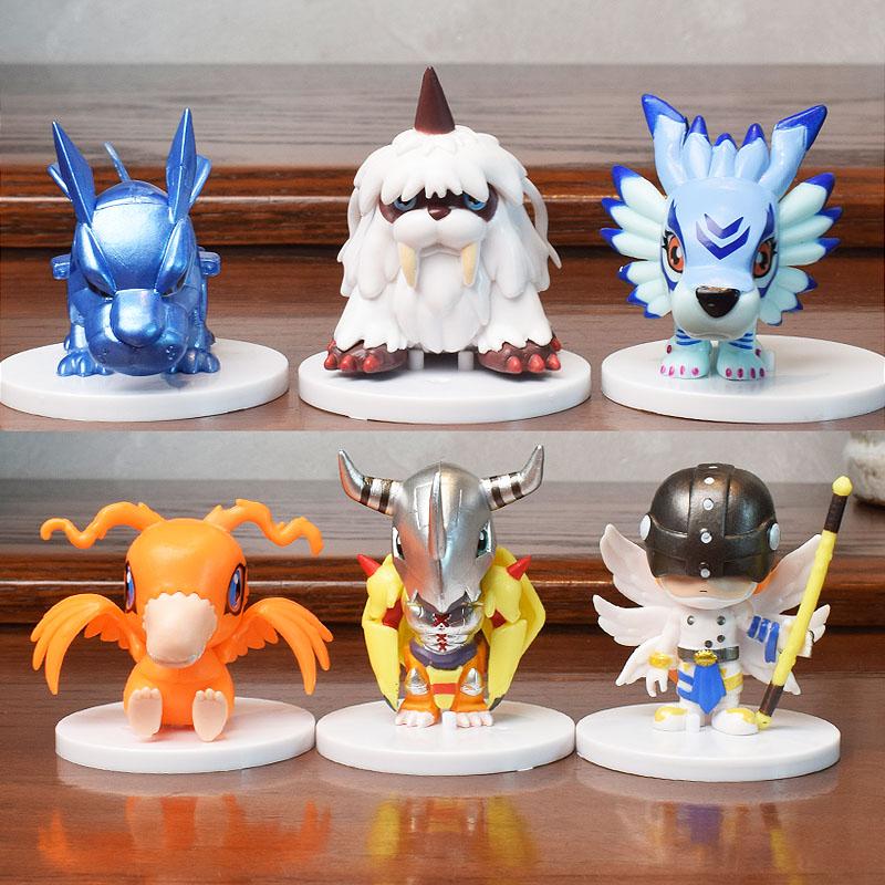 Digimon Adventure Figure Candy Toys Agumon Gabumon Patamon Gatomon Action Figure Model Collectible Doll Ornament
