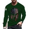 Retro Spartan Helmet 3D Print Autumn Men's T-shirts Round Neck Long Sleeve Casual T-shirts