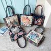 Elephant Owl Rabbit Bag Double Sided Jacquard Embroidered Cloth Bag Durable and Strong Work Handheld Women's Bag