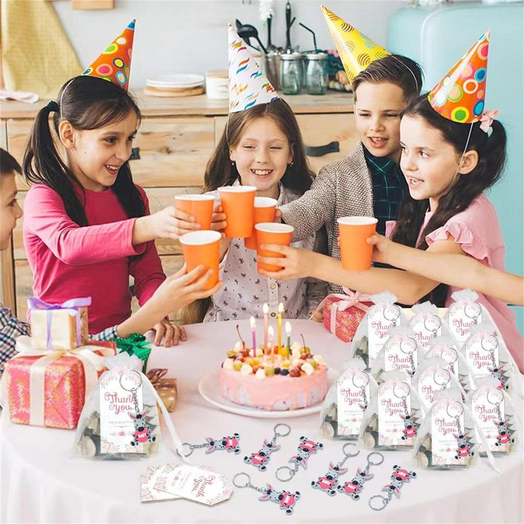 Pack of 30 Animal Keyrings Cute Animal Keychains Zebra Keychain Perfect for Key and Bag Jewelry Inspirational Keychain