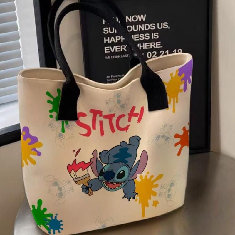 Disney Сумка через плечо Stitch Casual с застежкой-молнией, для поездок на работу, покупок, подарков