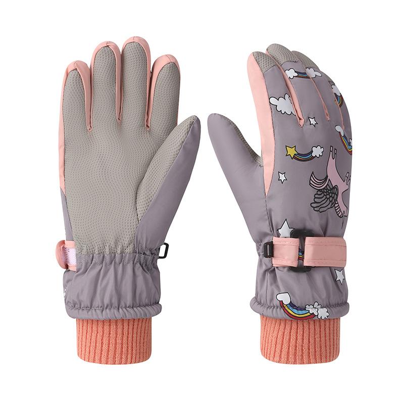 Children's Ski Gloves Children's Gloves Children's Warm Gloves Waterproof Children's Winter Gloves Play with Snow Gloves