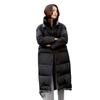 Women's 90-down Solid Color White Goose Down Medium and Long New Women's Clothing Thickened Down Jacket