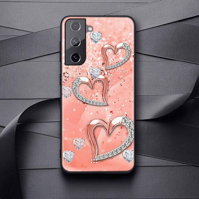 Стиль «Любовь розового золота» для Samsung Galaxy A52s 5g A50 A51 A52 A12 A72 A70 A71 A21s A32 4g A21s A20e A10e A41 Мягкий чехол для телефона из ТПУ