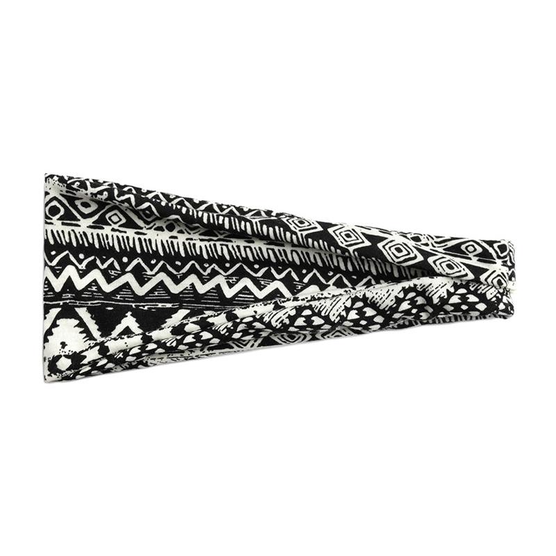 Boho Headbands for Women Fashion Headband Yoga Workout Head Bands Hair Accessories Non Slip Band Sport Headwrap Running Elastic Hairbands