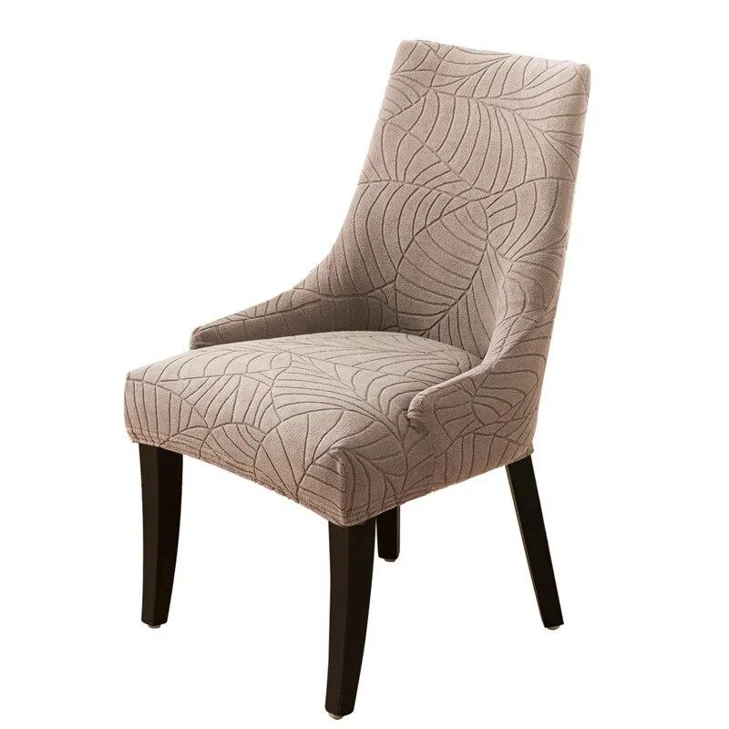 High Sloping Armchair Cover Elastic Dining Chair Slipcover Home Decor Kitchen Chair Seat Case for Living Room Banquet Wedding