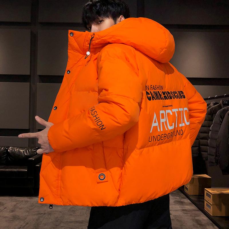 Winter Men Colorful Bubble Coat Loose Thick Jacket Men's Streetwear Hip Hop Parka Korean Clothes Puffer Jackets Warm Jacket