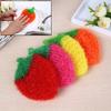 Stawberry Acrylic Fiber Dish Wash Cloth Clean Towel for Kitchen Random Weav^ DI