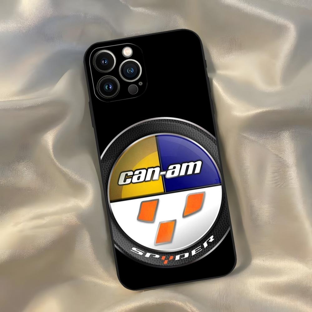 Чехол для телефона Can Am Can-am Team для iPhone 16 15 14 13 12 11 Pro Max Xr X Xs Mini 8 Plus SE 2022 Черный Мягкий Силиконовый Чехол