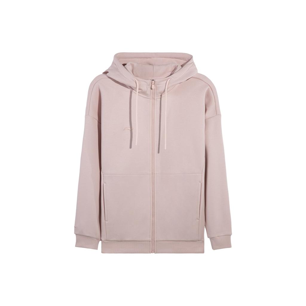 Li Ning Round Neck Pullover Sports Fashion Versatile Comfortable Trendy Simple Sweatshirt Women Sweatshirt AWDVJ00-2