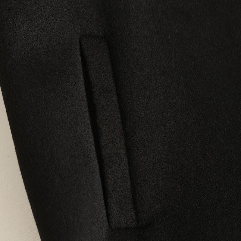 Double-sided Cashmere Coat Women's Short Slim-fitting and Thin Small High-end Wool Coat Women's New Autumn and Winter Models