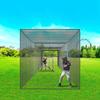 Baseball Batting Netting, Professional Softball Baseball Batting Hitting Training Net, Practice Portable Pitching Cage Net with Door & Carry Bag,
