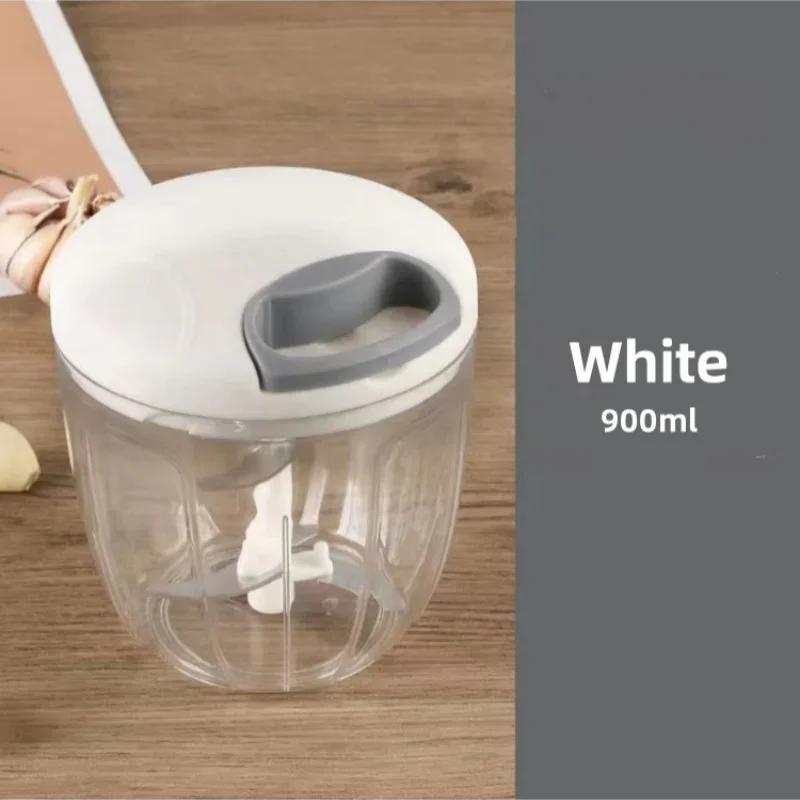900ml Multifunctional Vegetable Cutter Handheld Meat Grinder Household Manual Meat Mincer Garlic Chopper Tools Kitchen Gadgets