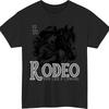 Rodeo Ride Like A Cowgirl TShirt Vintage Grunge Rodeo Graphic Tee