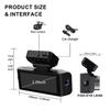 4K 360° Quad HD Dash Cam, Night Vision, WiFi, 4 Lenses, Rear Backup Camera