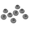 8Pcs Dishwasher Lower Rack Wheels 165314 Replacement Kitchen Supply Plastic Parts Accessories