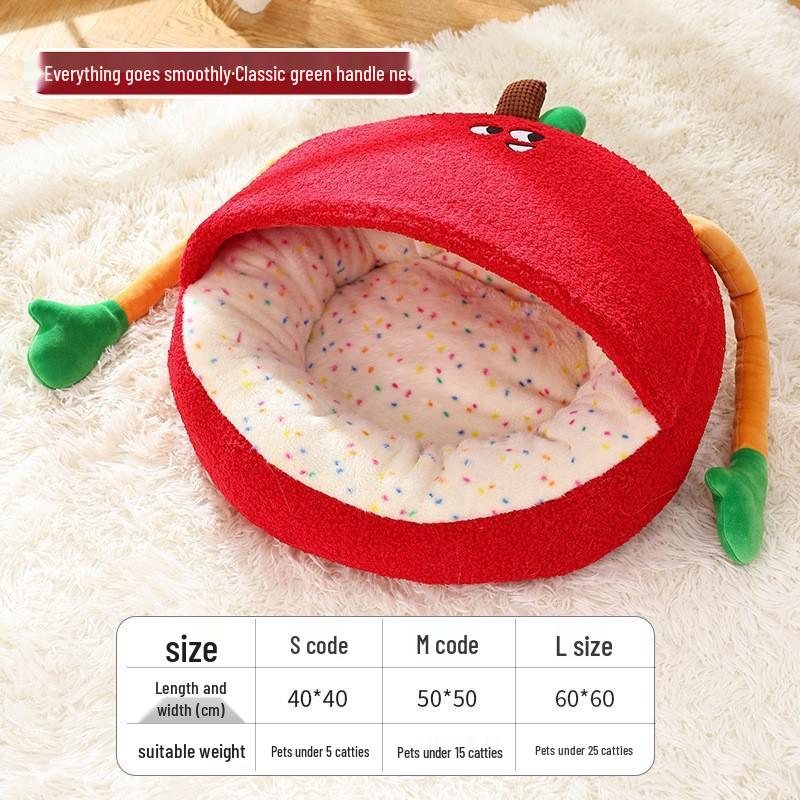 Плюшевая кровать для питомца из альпаки: Теплый, Толстый, Высокоэластичный Диван для Кошек и Собак