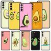 Милый чехол для телефона с изображением авокадо и детской йоги для Samsung Galaxy S24 S23 S22 S20 Ultra S21 FE 5G S10 S9 Plus S10E, мягкий силиконовый чехол