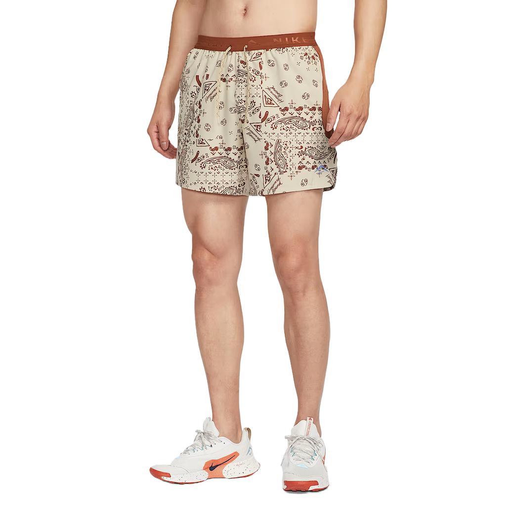 Nike Спортивные шорты Dri Fit мужские Цвет: Пустынный хаки / Светло-желто-коричневый / Черный HJ4175-253