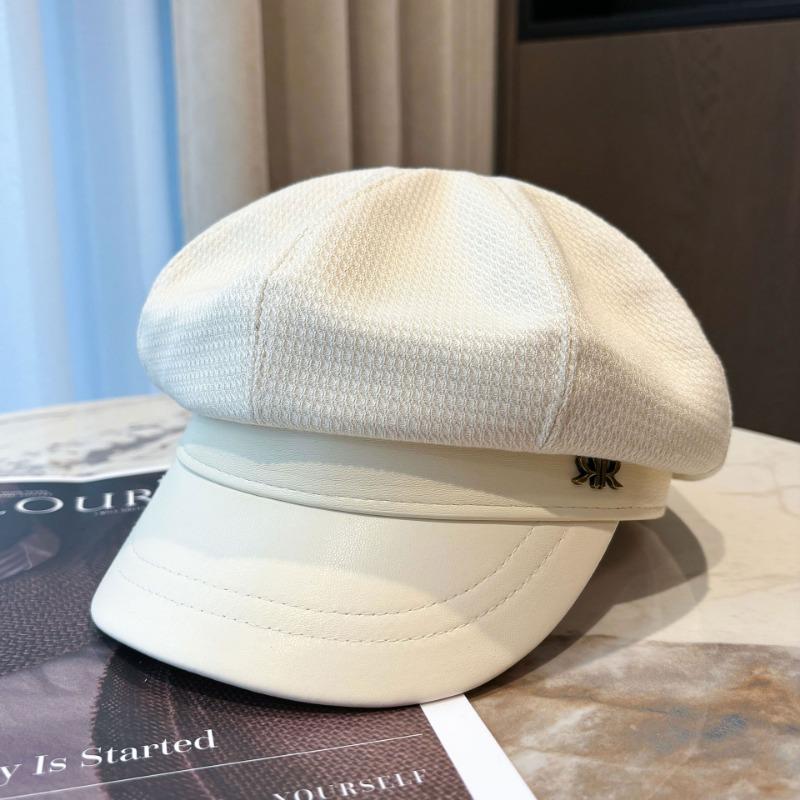 Новый детский осенне-зимний берет высокого класса, кепка-восьмиклинка с козырьком, ретро-кепка художника, кепка газетчика