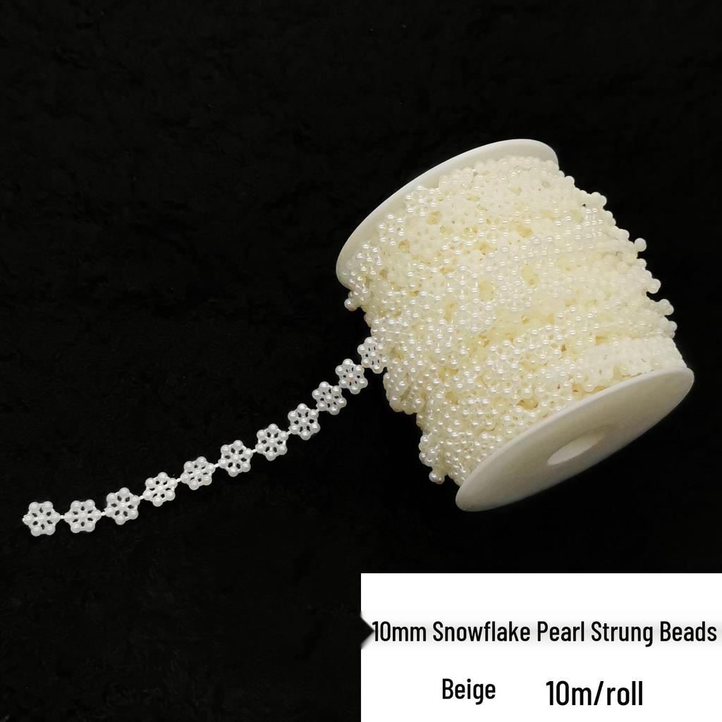 Двухрядные жемчужные бусины подсолнух снежинка для DIY-декора