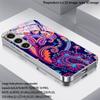 Чехол для телефона с цветочным узором 2D для Samsung S26 S25 S24 S23 S22 S21 S20 A56 A36 A16 - Гальванизированное стеклянное защитное покрытие