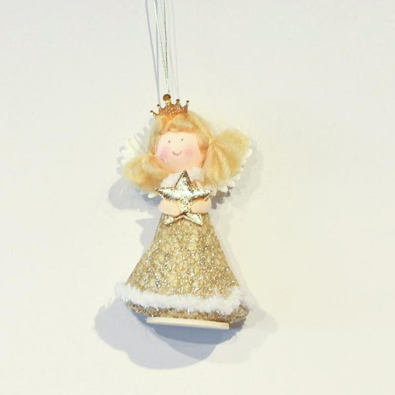 Рождественская вечеринка дома принцесса декоративные рождественские елки принадлежности ангел девочка самодельные праздничные украшения