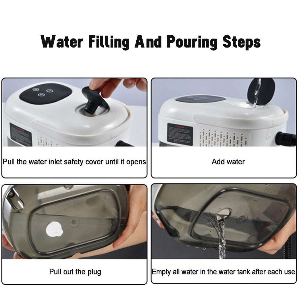 2500 Вт Высокое давление Высокотемпературный бытовой интеллектуальный пароочиститель Кондиционер Кухня Автомобильный пароочиститель 220 В/110 В