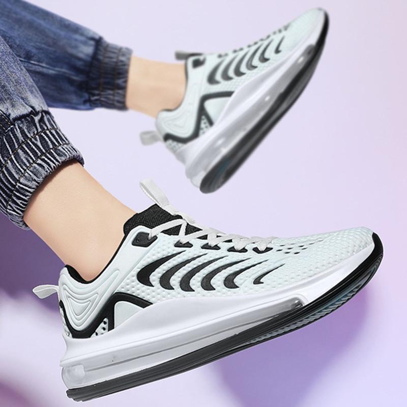 Мужская обувь Весенне-осенние трендовые мужские спортивные туфли Летающие плетеные повседневные новые туфли на воздушной подушке Tide