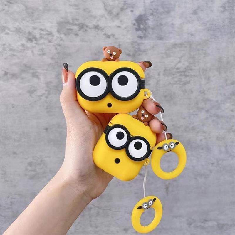 Bluetooth-совместимый чехол для наушников с Микки и Минни Стич, силиконовый защитный чехол с рисунком Микки и Минни Стич