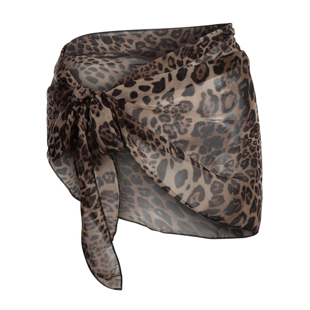 Женские короткие саронги, пляжные накидки, прозрачные бикини, шифоновые накидки для купальников