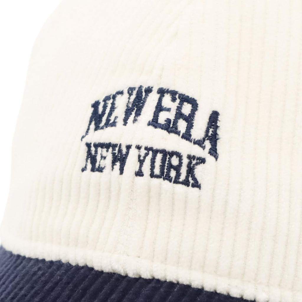 Кепка вельветовая ONSPOTZ Custom FREE 930ES 8W CORDUROY IVO NVY [New Era] Цвет слоновой кости/Темно-синий