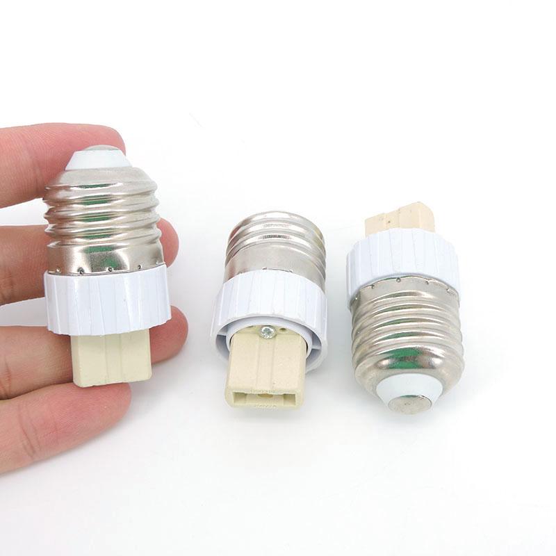 E27 E14 To G9 Lamp Base Bulb Holder Converter Power Socket Conversion Light Bulb E14-G9 E27-G9 Type Adapter Fireproof White