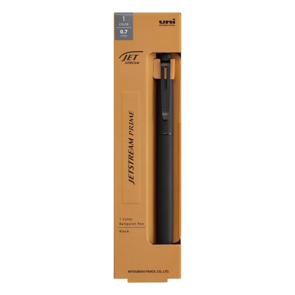 Mitsubishi Pencil Jetstream Prime Ballpoint Oil-Based Pen, Twist-Retract Type, 0.7mm Tip, Black, SXK350007.24