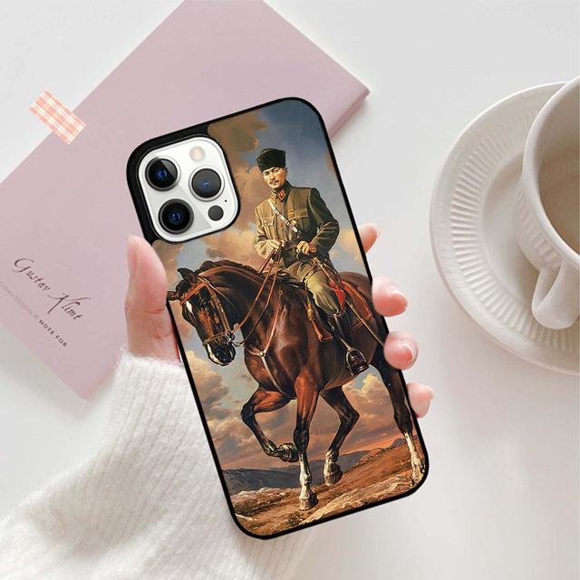 Чехол для телефона Мустафы Кемаля Ататюрка Для iPhone 17 Air 15 16 11 12 13 14 Pro Max Чехол Для iPhone 17 Air Max Plus Fundas