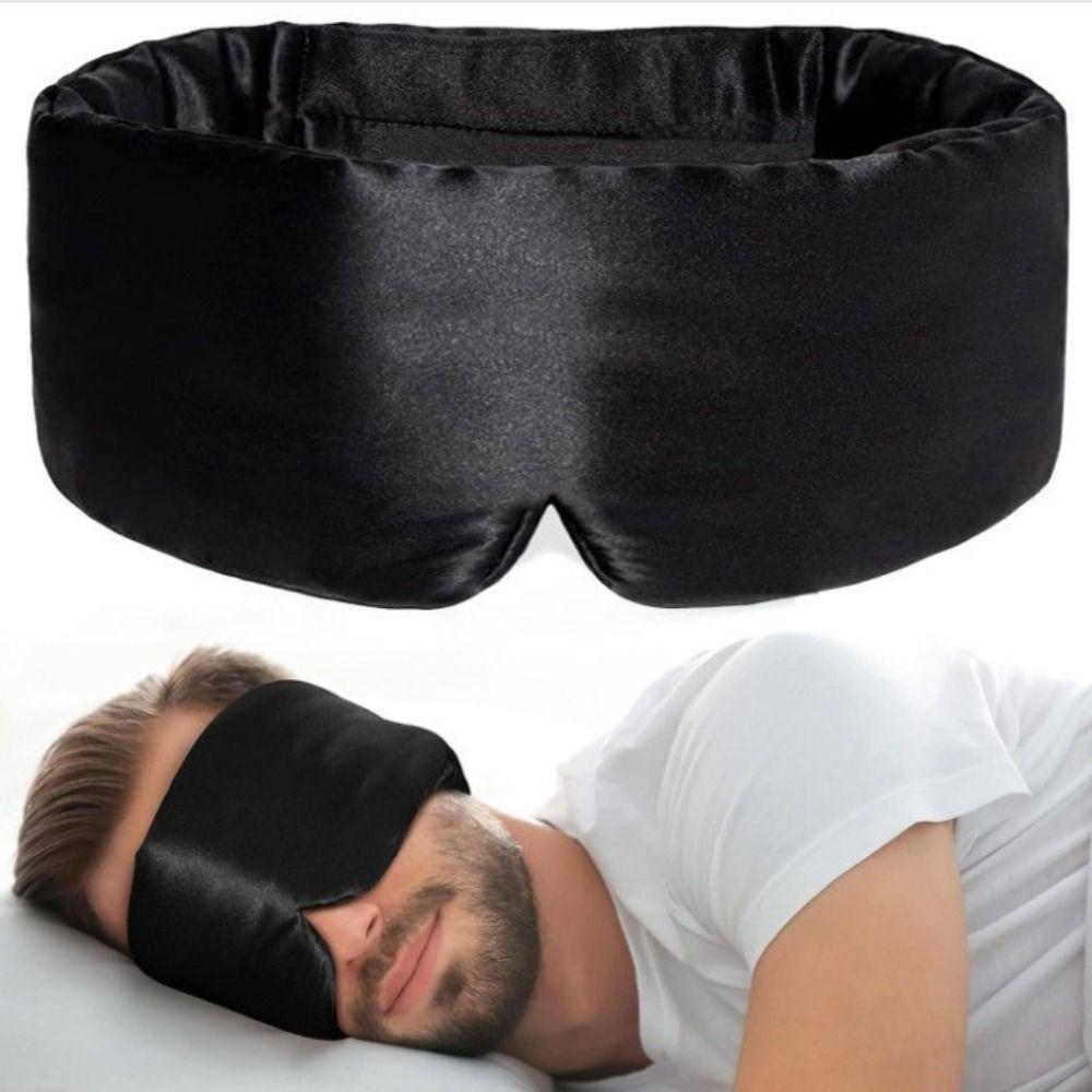 Soft Blocking Light Eyemask Silk Eyeshade Patch New Sleeping Mask Eyepatch for Travel & Nap