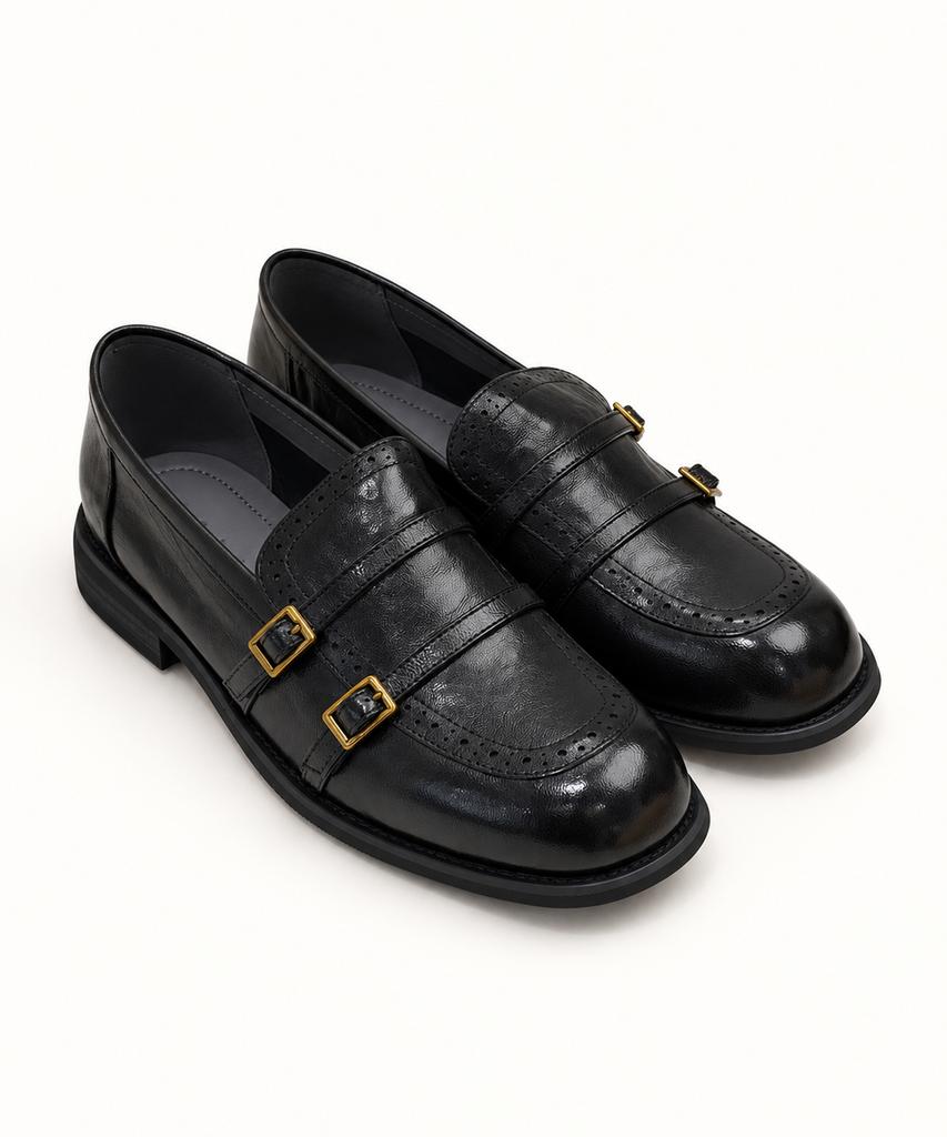 ECOE E.C.O.E Double Belted Loafer (3Colors)