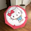 1pc Hello Kitty Illustration Umbrella with Plastic Handle,Suitable for All Seasons Home Travel Outdoor UmbrellaSanlio516